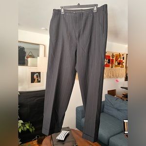 Pinstripe vintage trousers